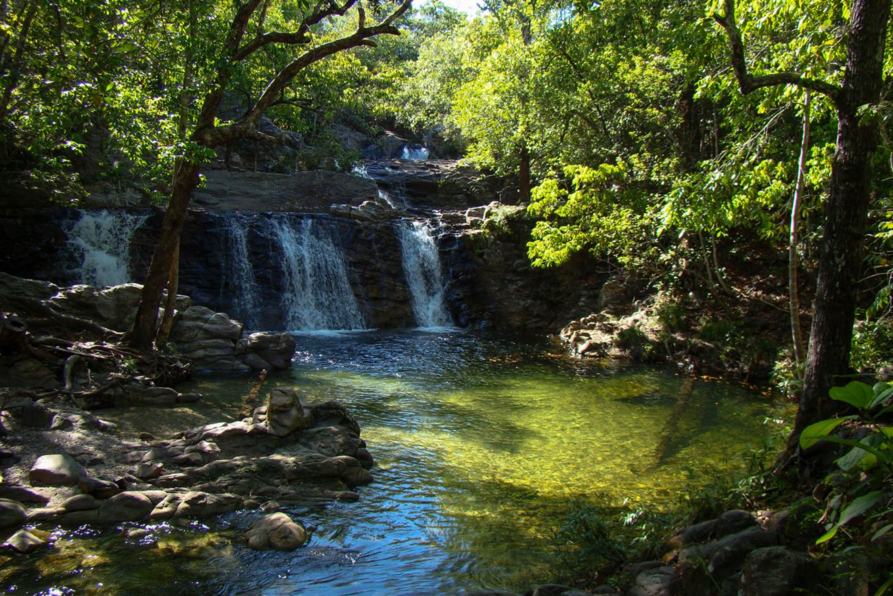 Cachoeira Três Quedas  — PARQUE ESTADUAL SERRA DOS MARTÍRIOS - ANDORINHAS em São Geraldo do Araguaia, Pará