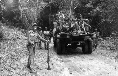 Comboio do exército na Serra